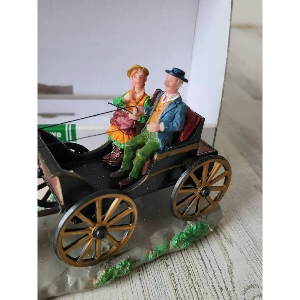 Country Cove carriage for two 2007 Xmas Village‎ accessory horse